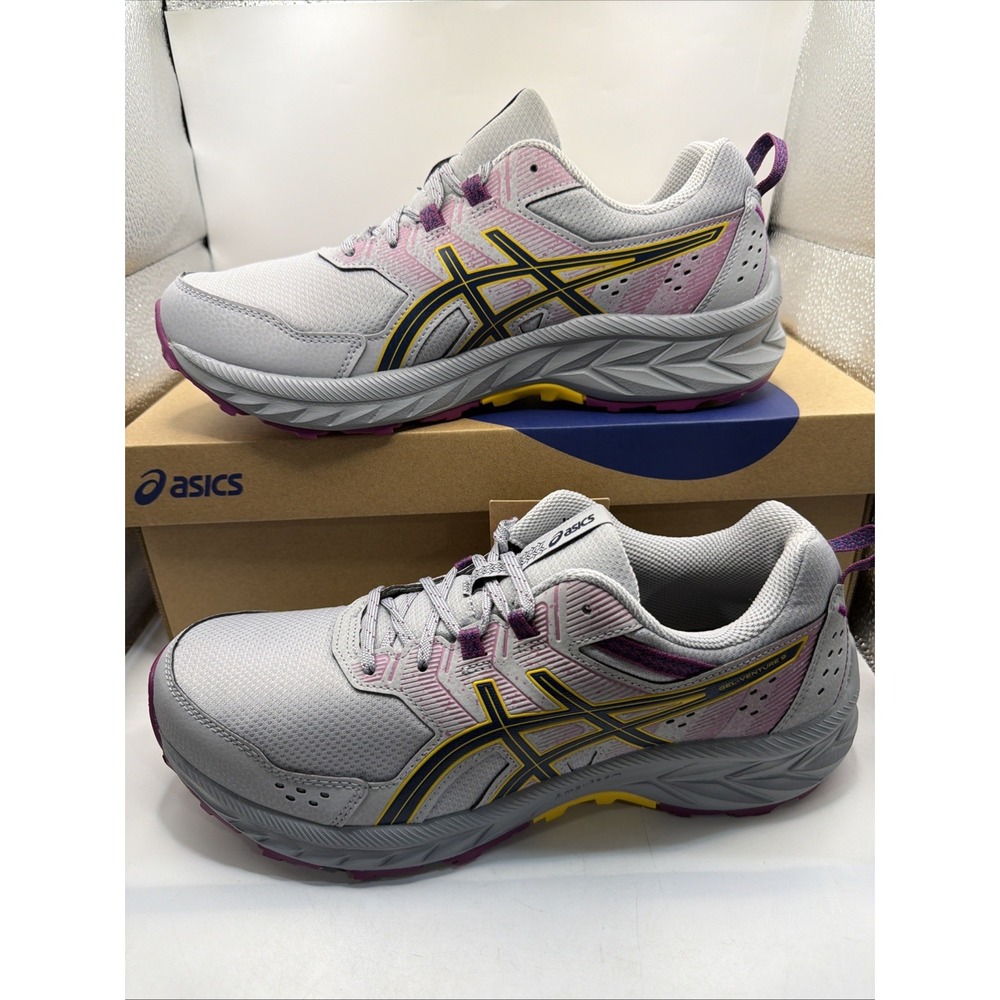 Asics Gel-Venture 9 women's  Gray/Blue Athletic shoes 1012B313-024 Size 11 NIB